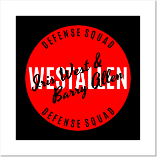 Iris West & Barry Allen - WestAllen - Defense Squad Posters and Art